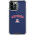 University of Arizona Primary Logo Blue iPhone 14 Pro Max Clear Case