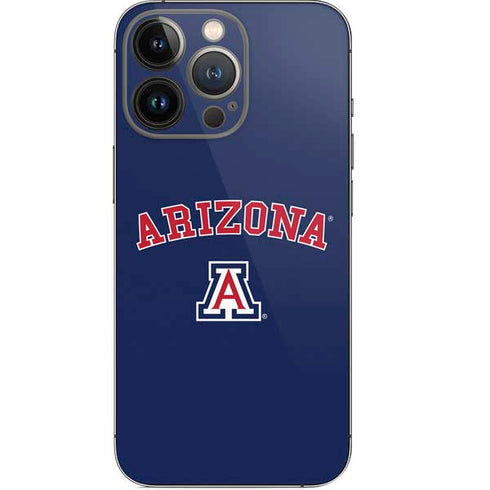 University of Arizona Primary Logo Blue iPhone 14 Pro Skin
