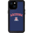 University of Arizona Primary Logo Blue iPhone 15 Waterproof Case
