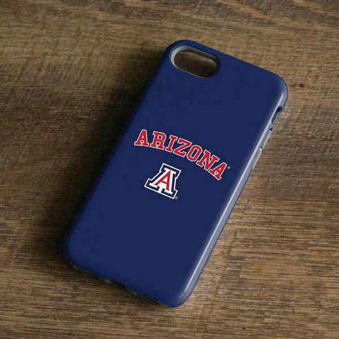 University of Arizona Primary Logo Blue iPhone 8 Pro Case