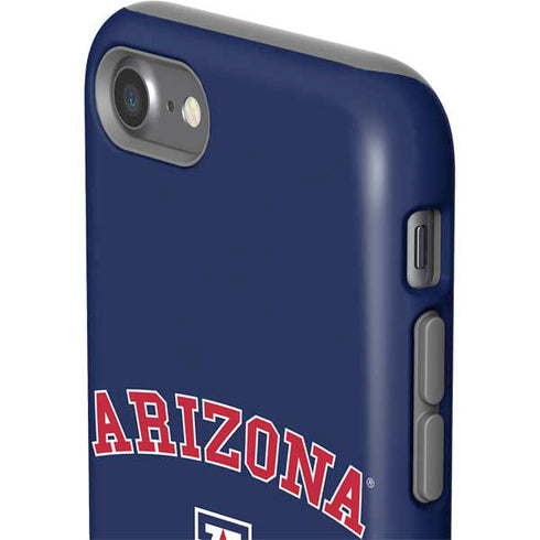 University of Arizona Primary Logo Blue iPhone SE (2nd & 3rd Gen) Pro Case