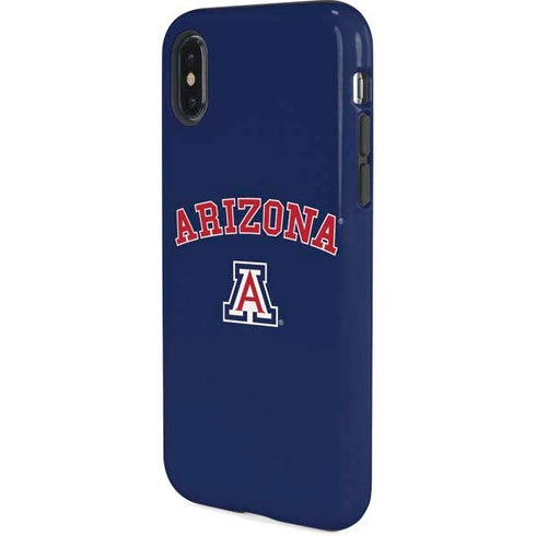 University of Arizona Primary Logo Blue iPhone X Pro Case