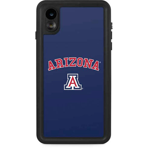 University of Arizona Primary Logo Blue iPhone XR Waterproof Case