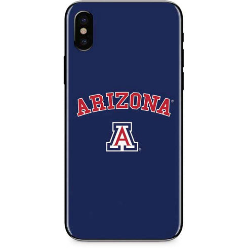 University of Arizona Primary Logo Blue iPhone XS Max Skin