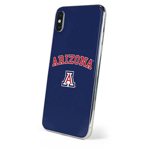 University of Arizona Primary Logo Blue iPhone XS Max Skin