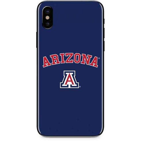 University of Arizona Primary Logo Blue iPhone XS Skin