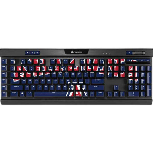 University of Arizona Primary Logo Blue K95 RGB PLATINUM Mechanical Gaming Keyboard Skin