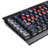 University of Arizona Primary Logo Blue K95 RGB PLATINUM Mechanical Gaming Keyboard Skin