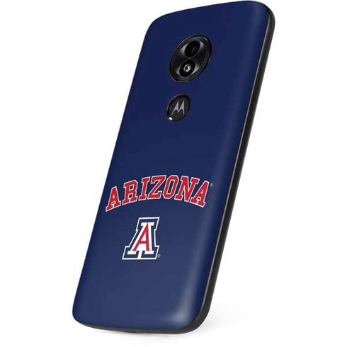 University of Arizona Primary Logo Blue Moto E5 Play Skin