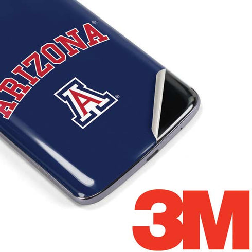 University of Arizona Primary Logo Blue Moto E5 Plus Skin