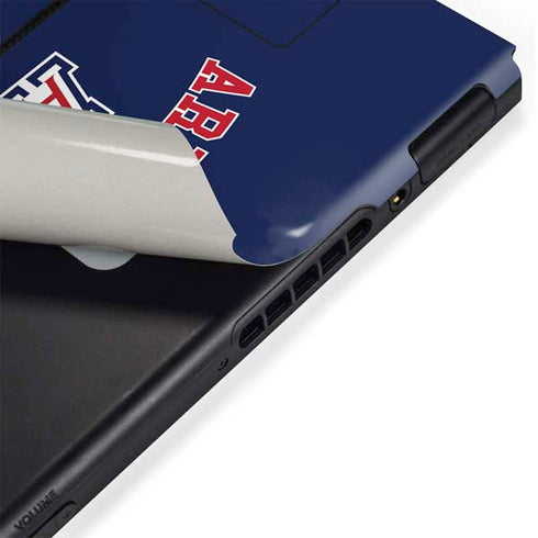 University of Arizona Primary Logo Blue Nintendo Switch Bundle Skin