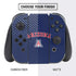 University of Arizona Primary Logo Blue Nintendo Switch Bundle Skin