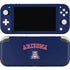 University of Arizona Primary Logo Blue Nintendo Switch Lite Skin