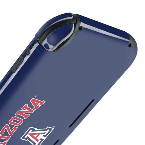 University of Arizona Primary Logo Blue Nintendo Switch Lite Skin