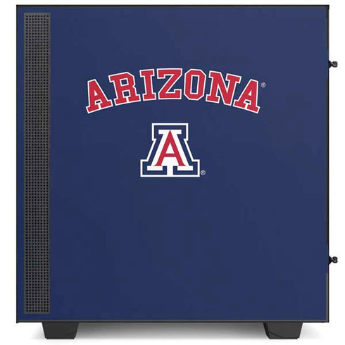 University of Arizona Primary Logo Blue NZXT H510 Compact ATX Mid-Tower Case Skin