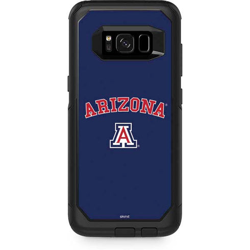 University of Arizona Primary Logo Blue Otterbox Commuter Galaxy Skin