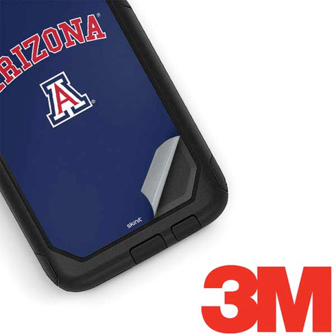 University of Arizona Primary Logo Blue Otterbox Commuter Galaxy Skin