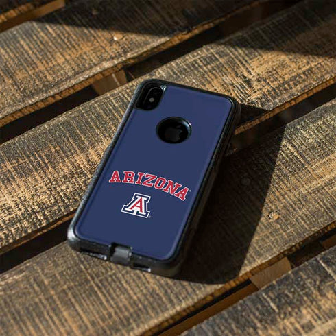 University of Arizona Primary Logo Blue Otterbox Commuter iPhone Skin