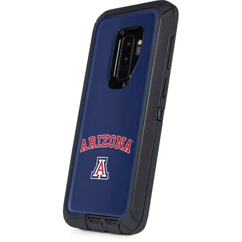 University of Arizona Primary Logo Blue Otterbox Defender Galaxy Skin