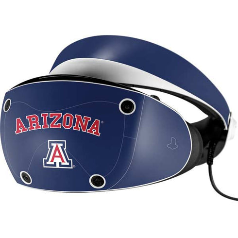 University of Arizona Primary Logo Blue PlayStation VR2 Skin