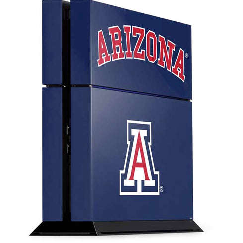 University of Arizona Primary Logo Blue PS4 Console Skin