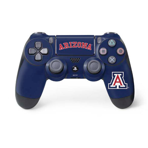 University of Arizona Primary Logo Blue PS4 Controller Skin
