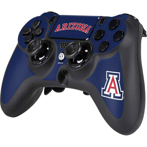 University of Arizona Primary Logo Blue PS4/PC SCUF Impact Controller Skin