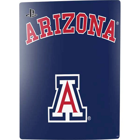 University of Arizona Primary Logo Blue PS5 Console Skin