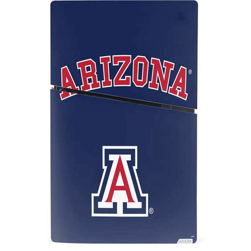 University of Arizona Primary Logo Blue PS5 Slim Digital Edition Bundle Skin