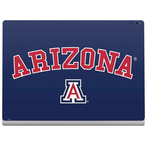 University of Arizona Primary Logo Blue Surface Book 2 15in Skin