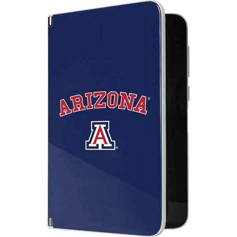 University of Arizona Primary Logo Blue Surface Duo Skin