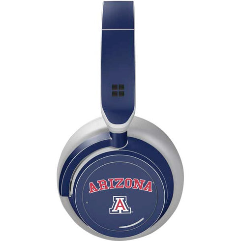 University of Arizona Primary Logo Blue Surface Headphones Skin