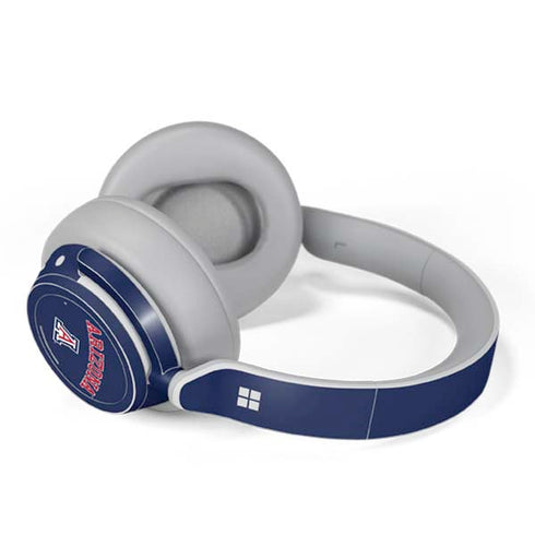 University of Arizona Primary Logo Blue Surface Headphones Skin