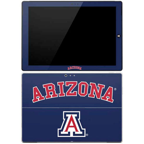 University of Arizona Primary Logo Blue Surface Pro 3 Skin