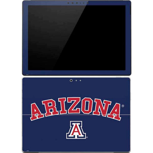 University of Arizona Primary Logo Blue Surface Pro 4 Skin