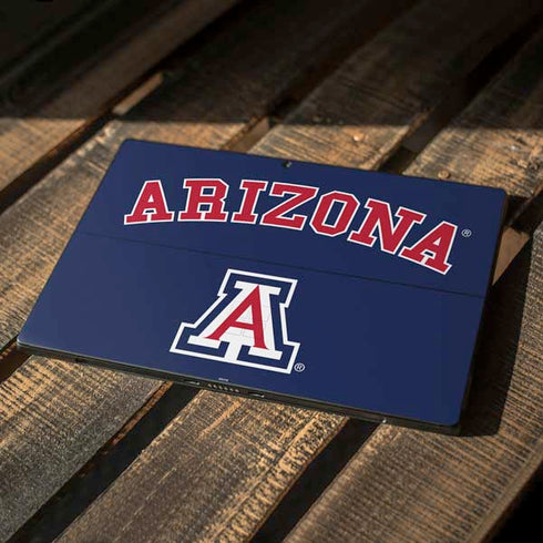 University of Arizona Primary Logo Blue Surface Pro 6 Skin