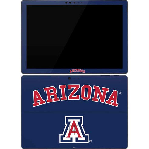 University of Arizona Primary Logo Blue Surface Pro 7 Skin
