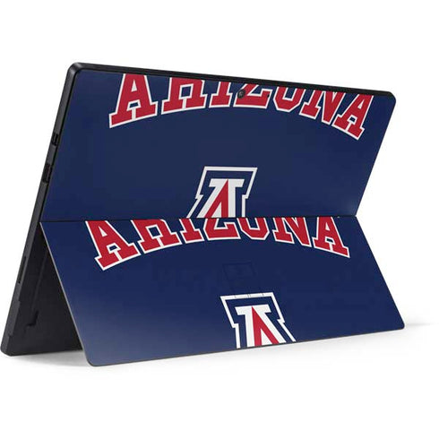 University of Arizona Primary Logo Blue Surface Pro 7 Skin