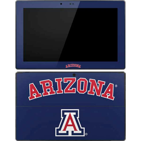 University of Arizona Primary Logo Blue Surface Pro Tablet Skin