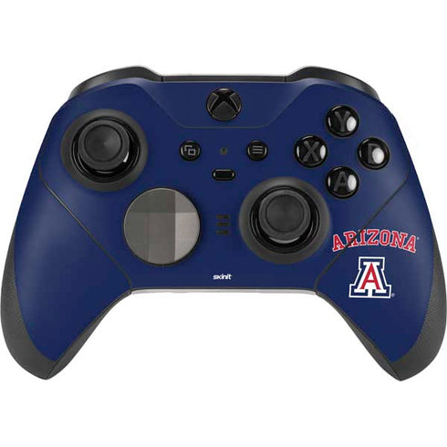 University of Arizona Primary Logo Blue Xbox Elite Wireless Controller Series 2 Skin