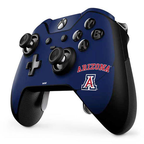 University of Arizona Primary Logo Blue Xbox One Elite Controller Skin