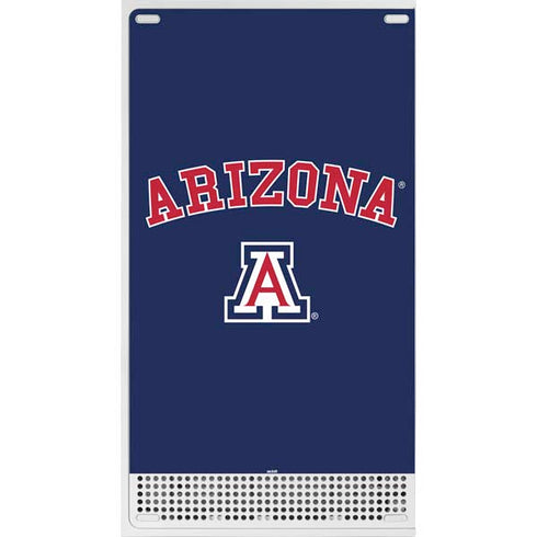University of Arizona Primary Logo Blue Xbox Series S Bundle Skin
