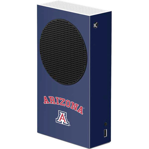 University of Arizona Primary Logo Blue Xbox Series S Console Skin