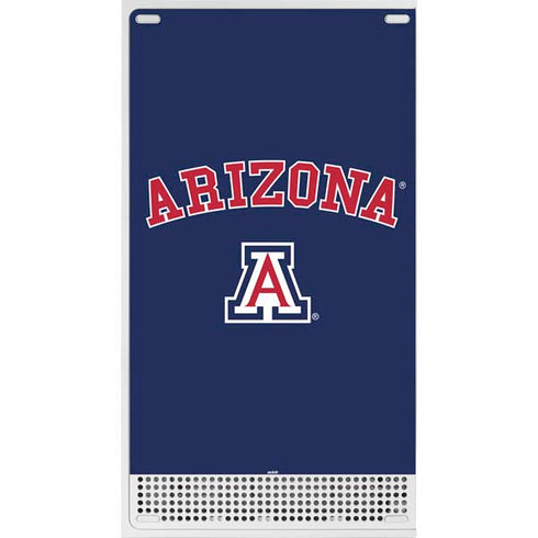 University of Arizona Primary Logo Blue Xbox Series S Console Skin