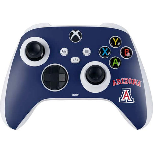 University of Arizona Primary Logo Blue Xbox Series S Controller Skin