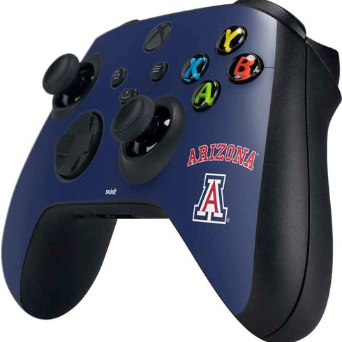 University of Arizona Primary Logo Blue Xbox Series X Controller Skin