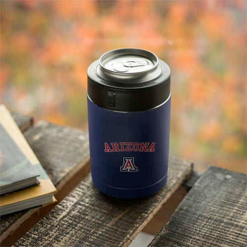 University of Arizona Primary Logo Blue Yeti Colster Can Insulator Skin