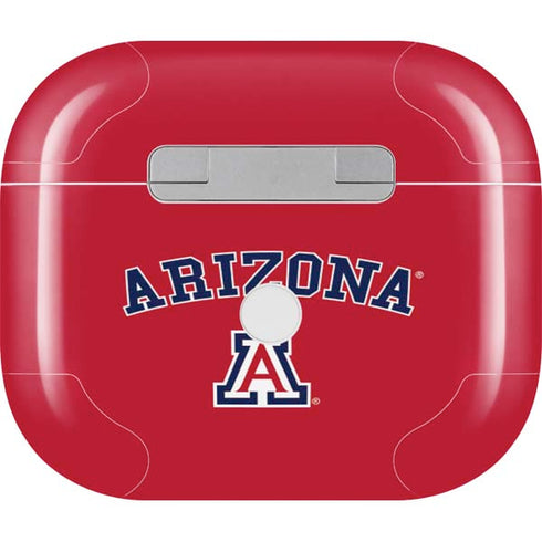 University of Arizona Primary Logo Red Apple AirPods (3rd Gen 2021) Skin
