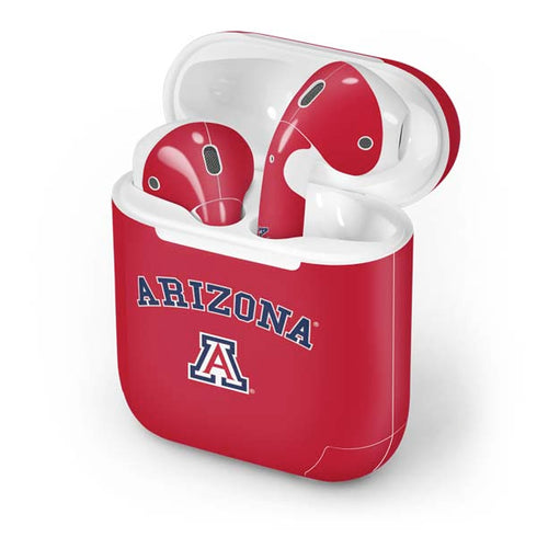 University of Arizona Primary Logo Red Apple AirPods Skin