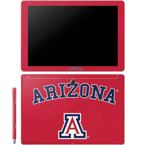 University of Arizona Primary Logo Red Galaxy Book 12in Skin